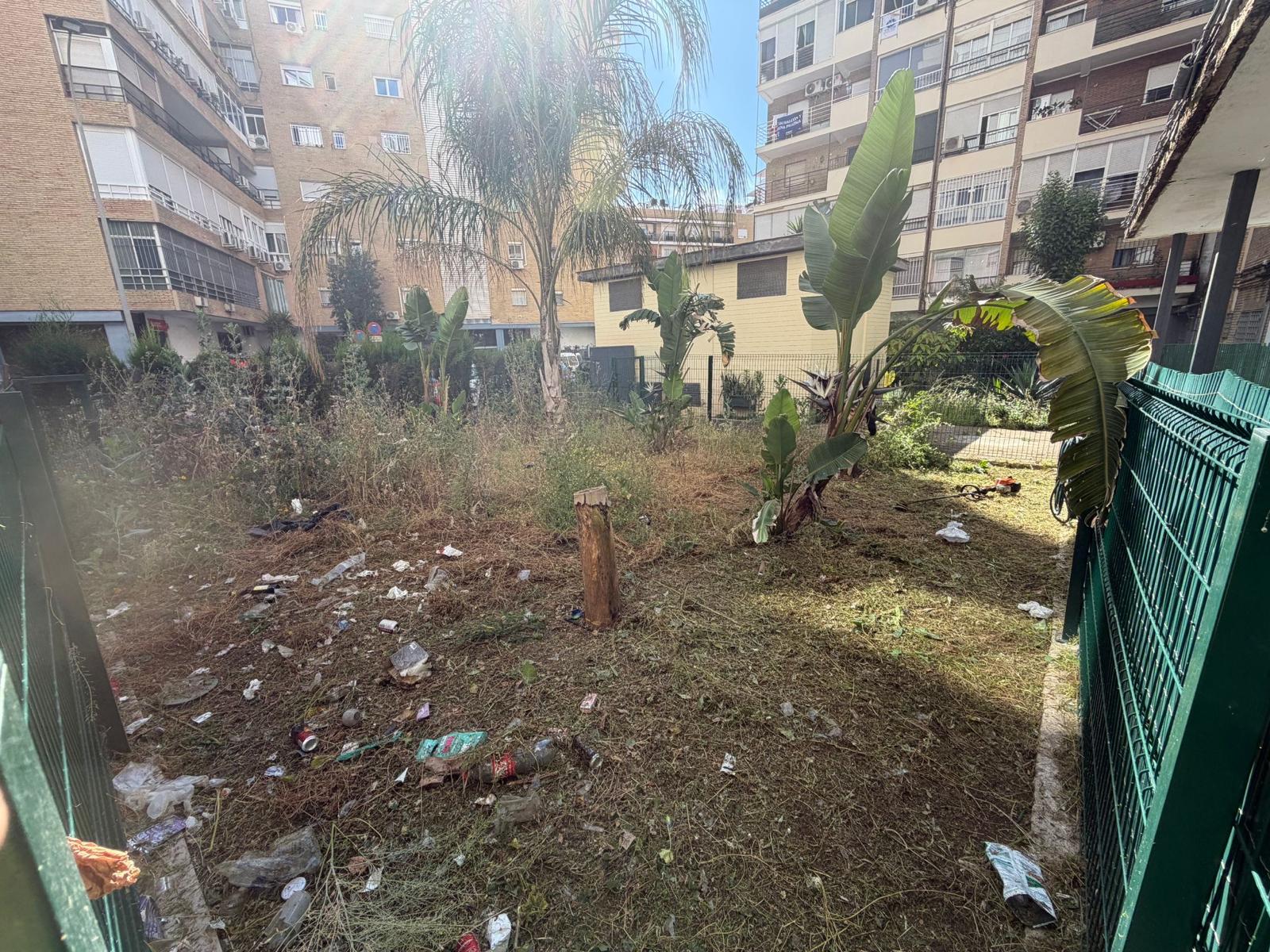 Jardín antes de la intervención de Jardínespa, ejemplo 2